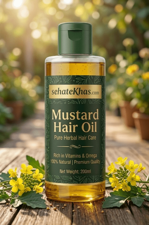 Pure Sarson Oil 200ml Pakistan - SehatKhas Pure Sarson Oil 200ml Pakistan for Hair Growth and Massage