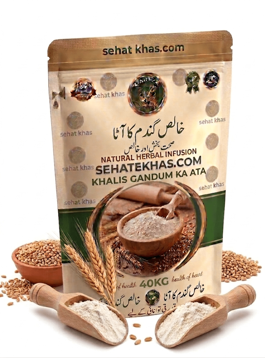 Sehat Khas Chakki Atta 40kg Sehat Khas Chakki Atta 40kg stone ground wheat