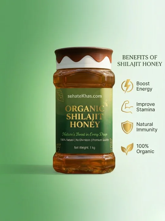 sehat khas honey shilajit 1kg jar – pure himalayan blend sehat khas honey shilajit 1kg jar – pure himalayan blend