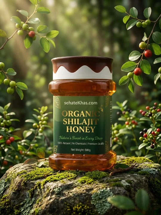 Sehat Khas Honey Shilajit 500g jar Himalayan blend