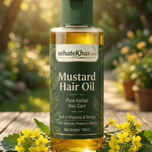 Sehat Khas Mustard Oil 100ml for hair growth and body massage