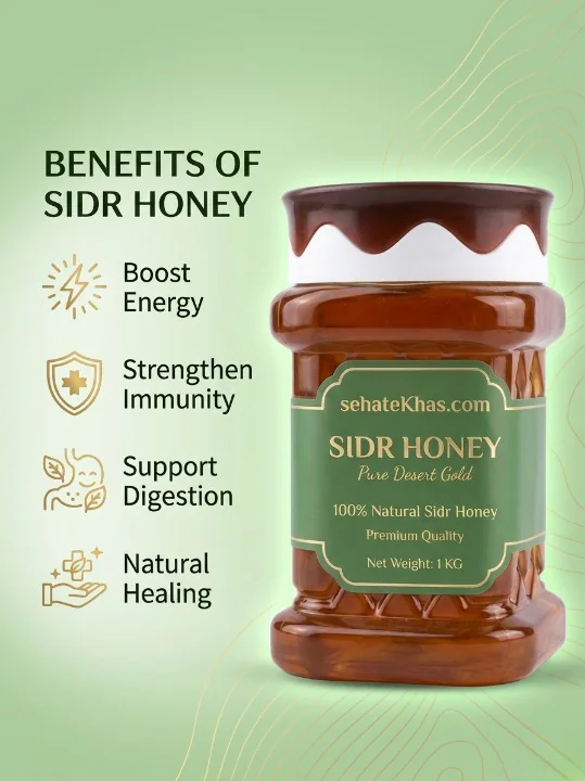 sehat khas sidr honey 1kg – pure natural desert honey