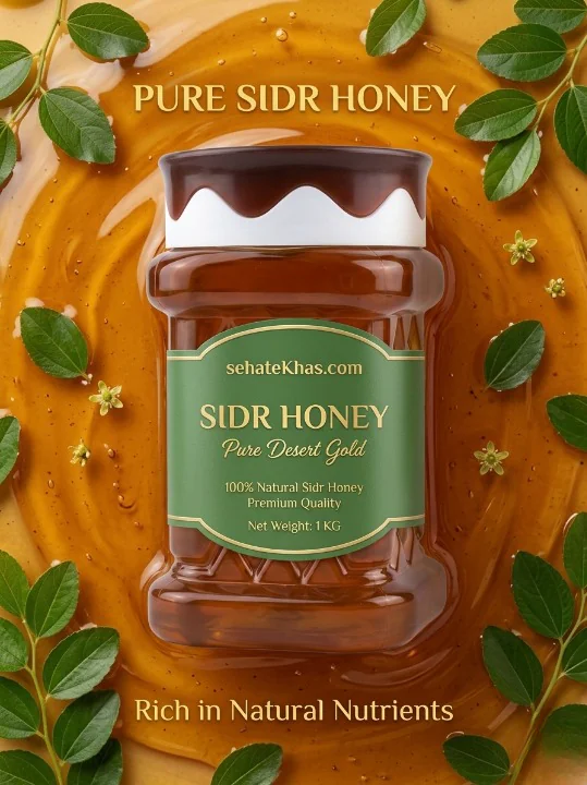 Sehat Khas Sidr Honey 1kg jar premium desert honey