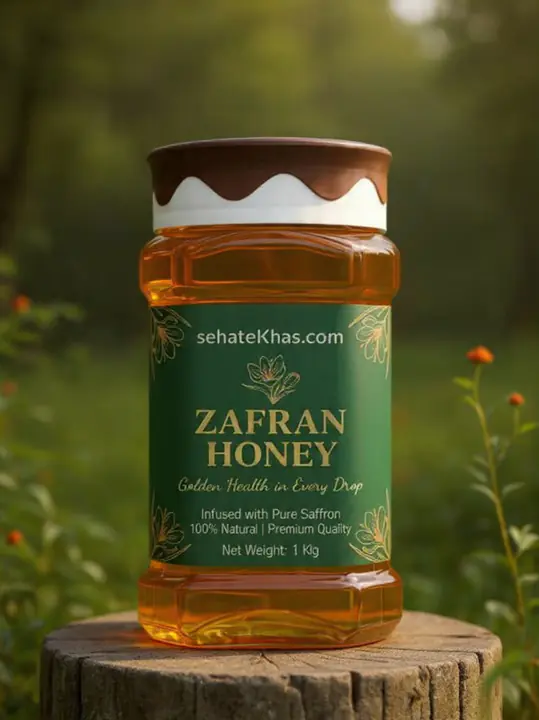 sehat khas zafran honey 1kg jar – pure saffron honey sehat khas zafran honey 1kg jar – pure saffron honey